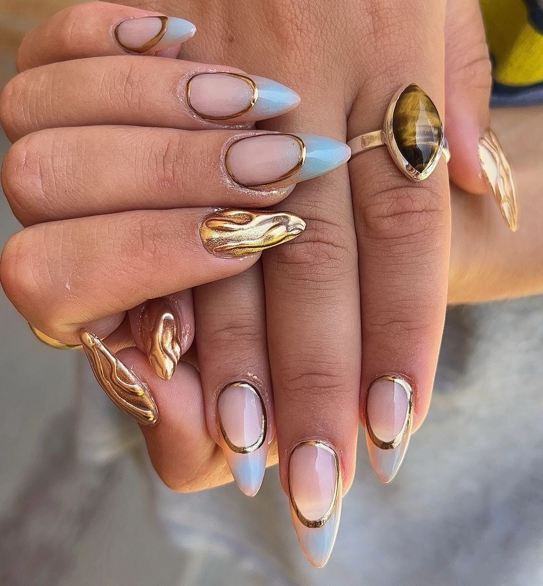 Greek Goddess Nail Designs