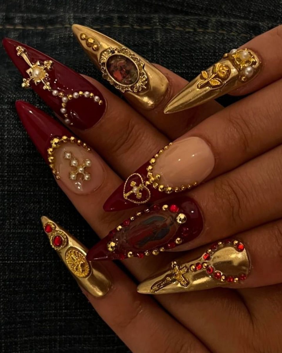 Greek Goddess Nail Designs