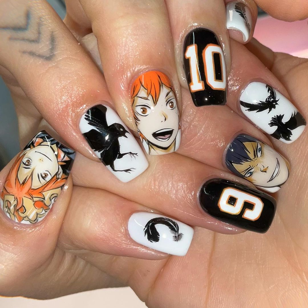 Creative Anime Nail Ideas