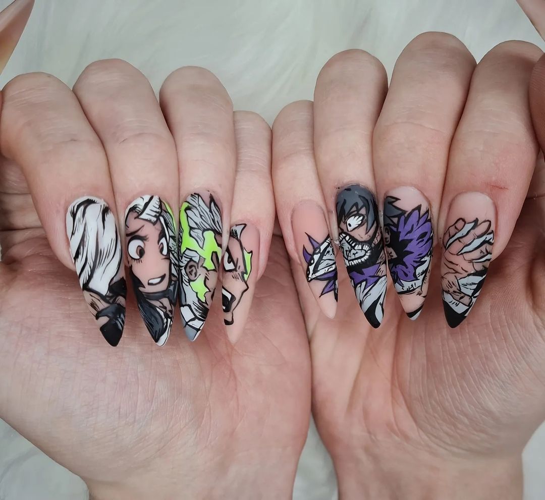 Creative Anime Nail Ideas