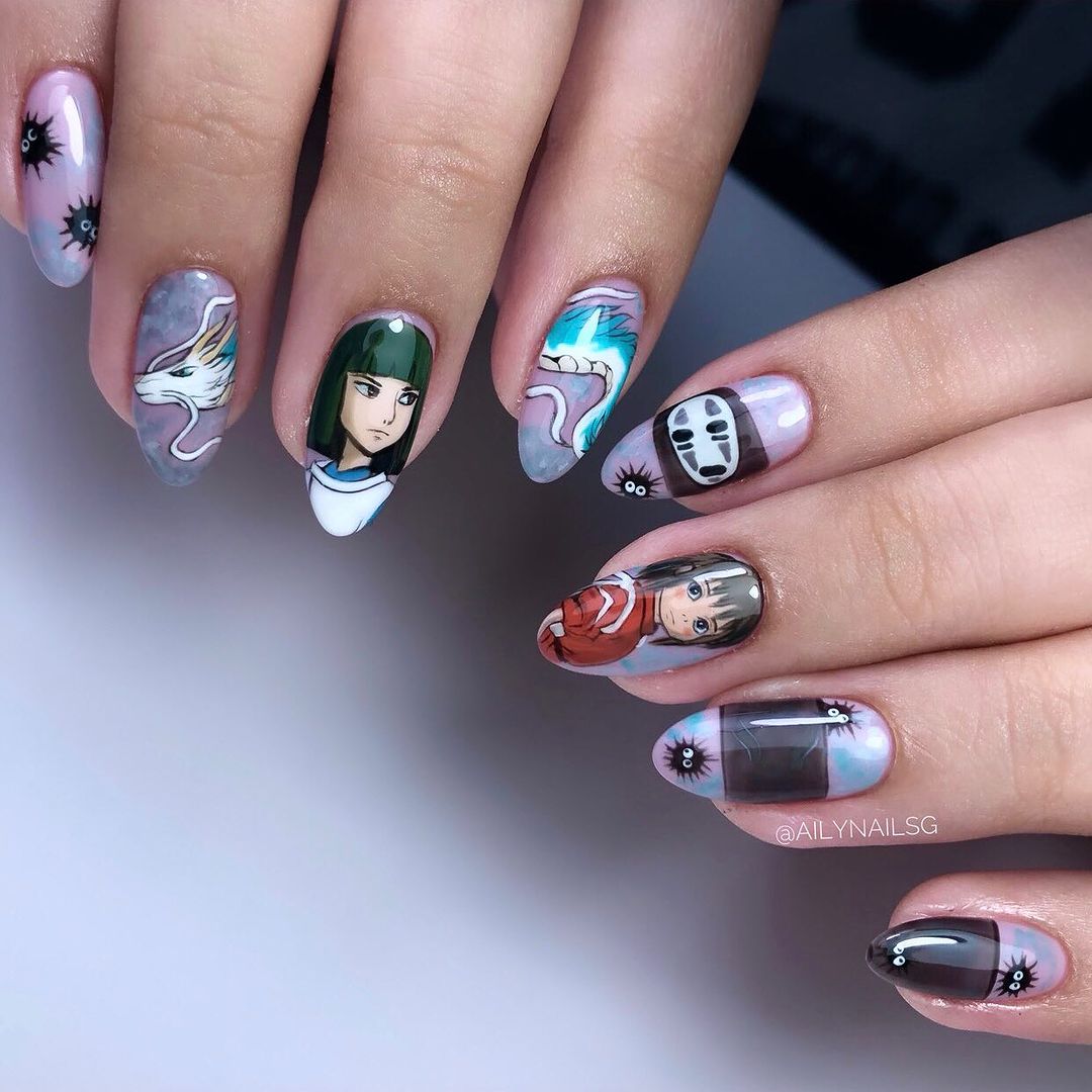 Creative Anime Nail Ideas