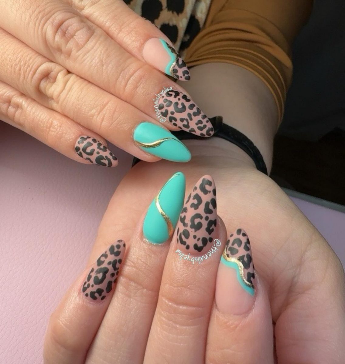 Cheetah Print Nail Ideas