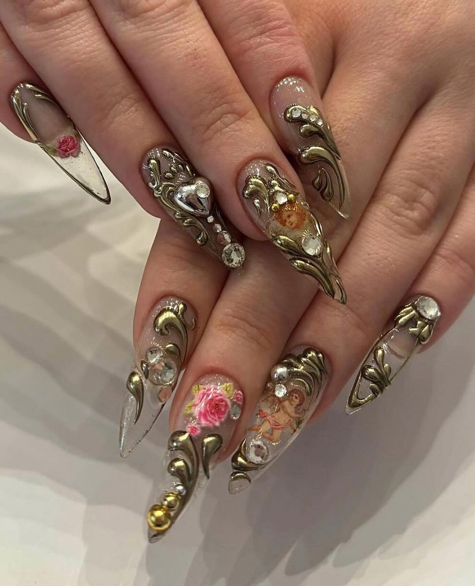 Greek Goddess Nail Designs