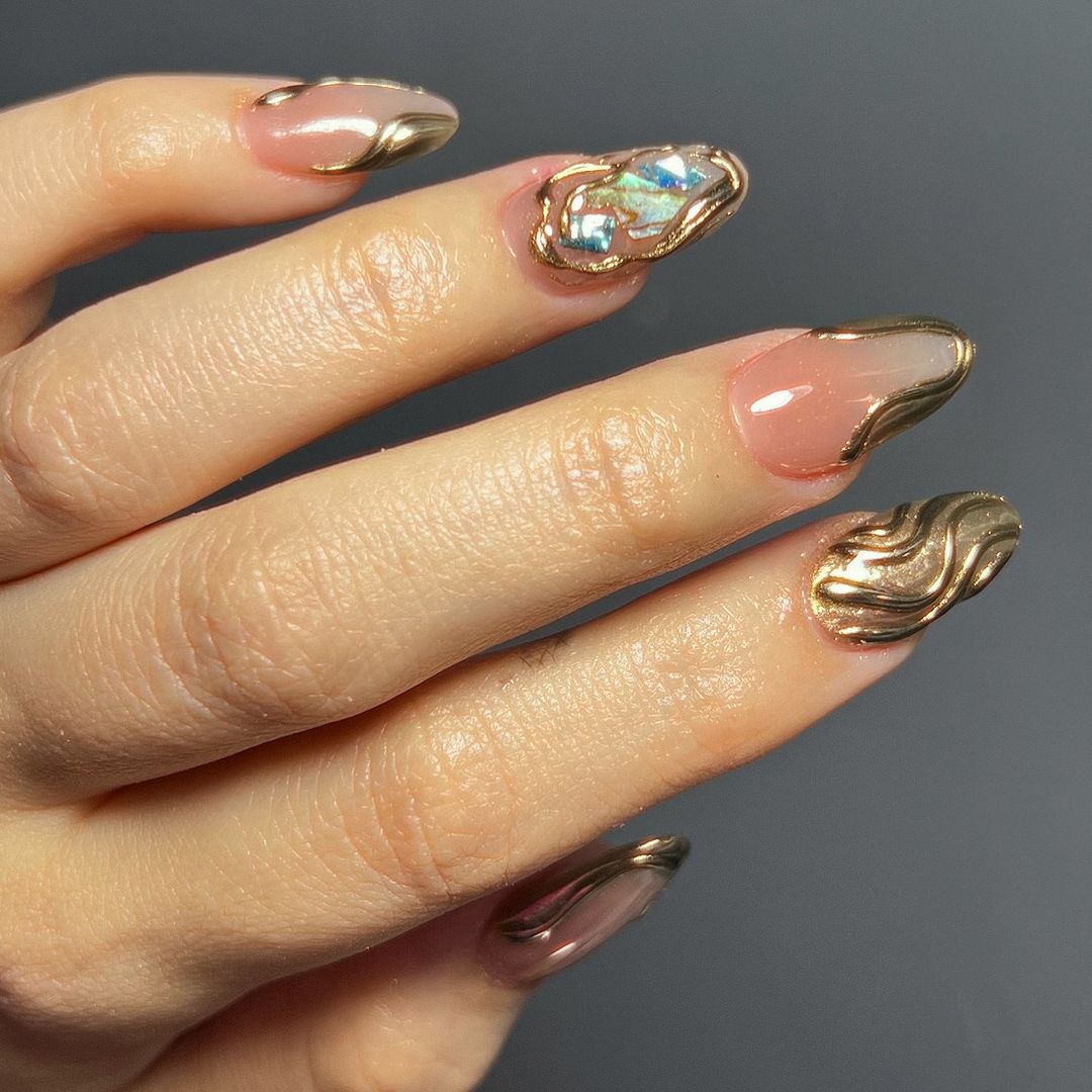 Greek Goddess Nail Designs