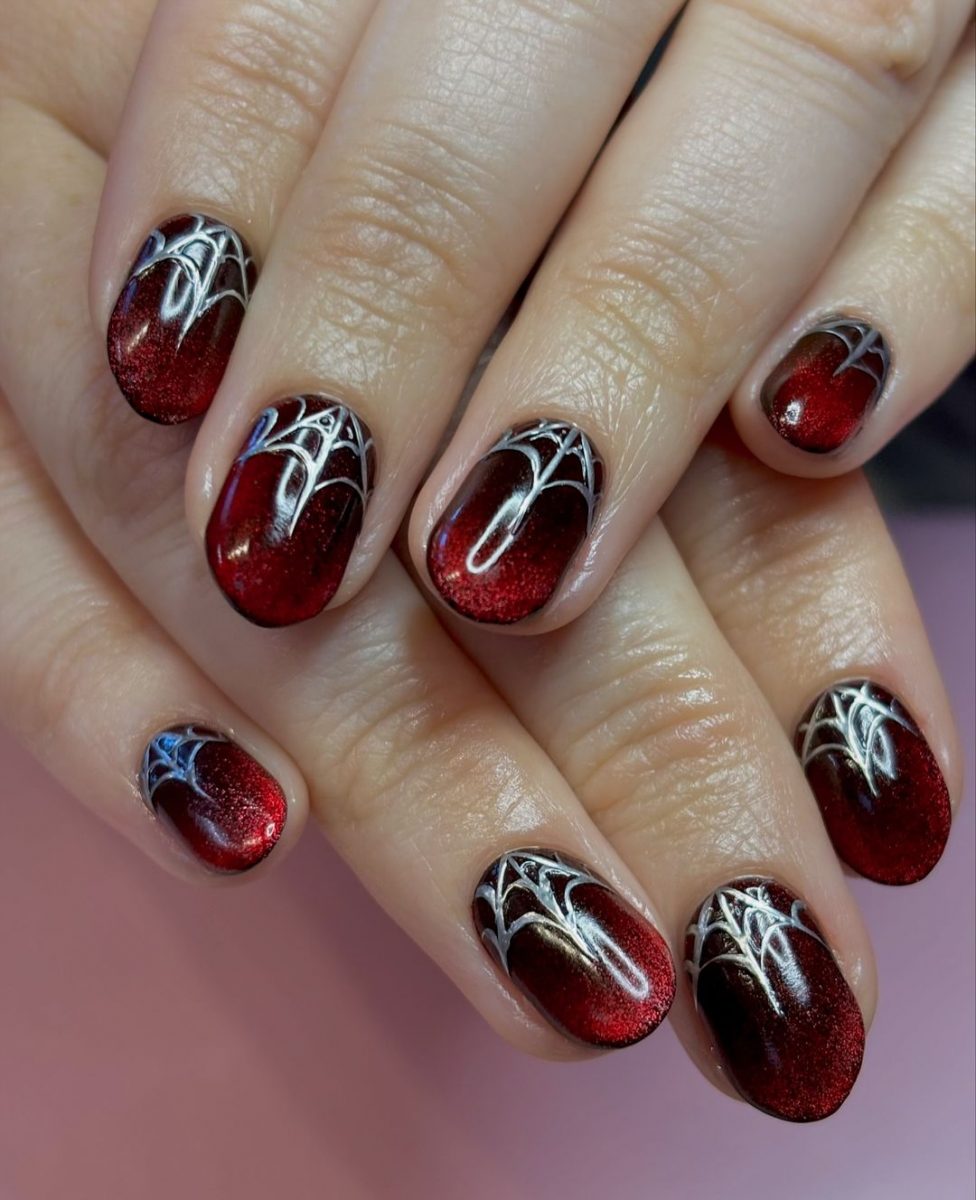 Black and Red Nail design Ideas