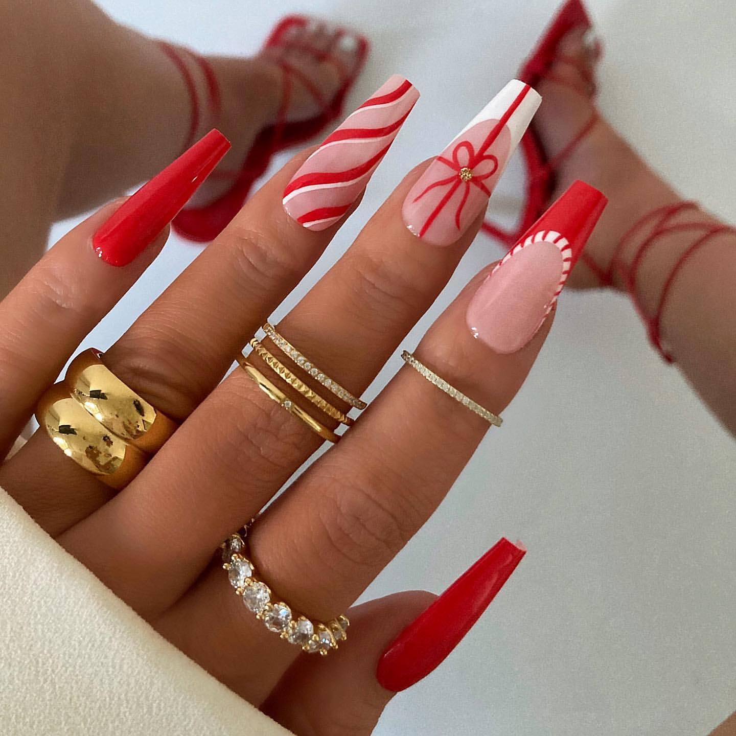 Trendy Christmas Nails 2024