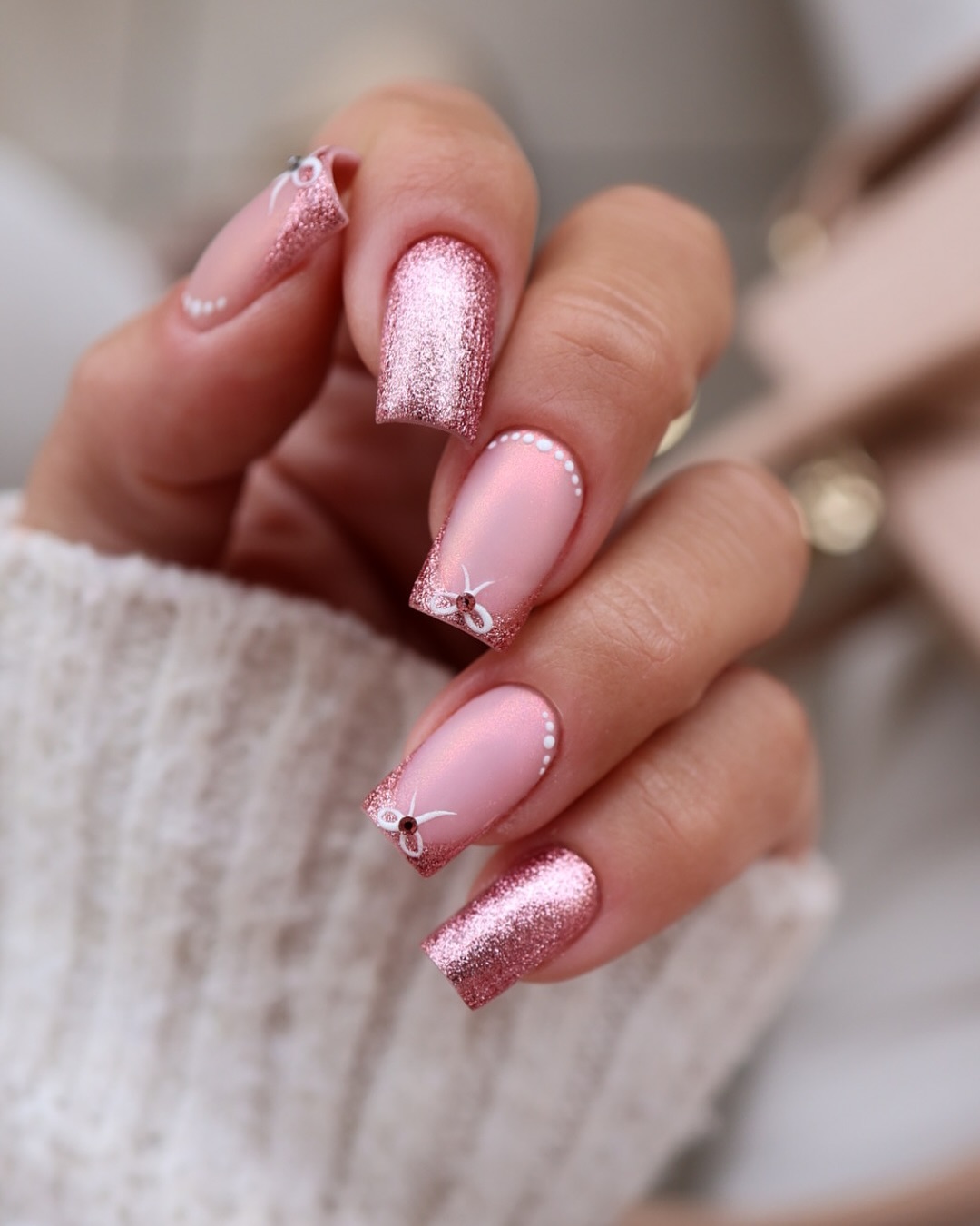 Winter Acrylic Nail designs for 2024