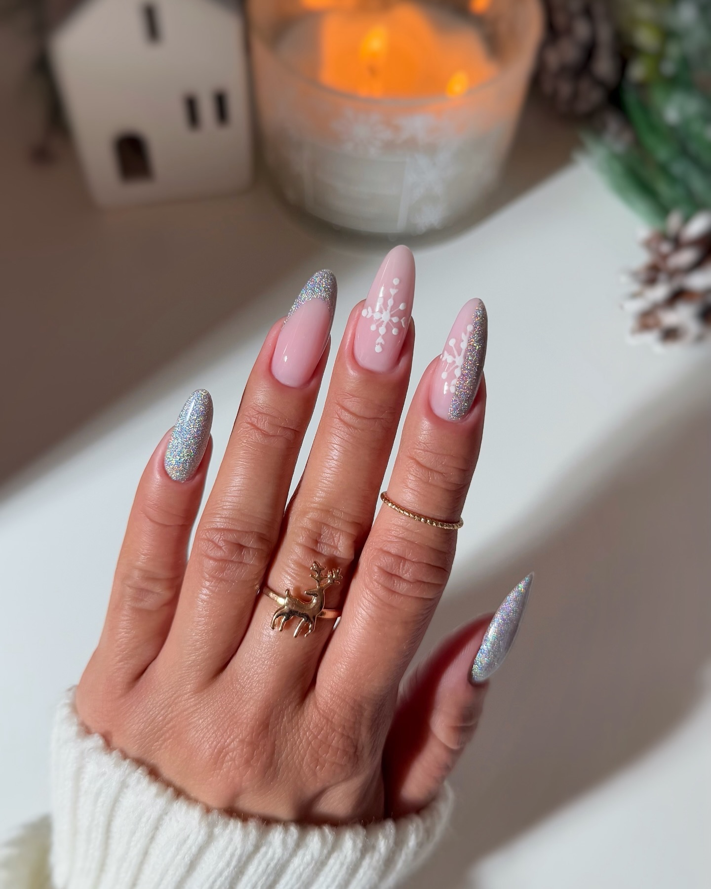 Winter Acrylic Nail designs for 2024