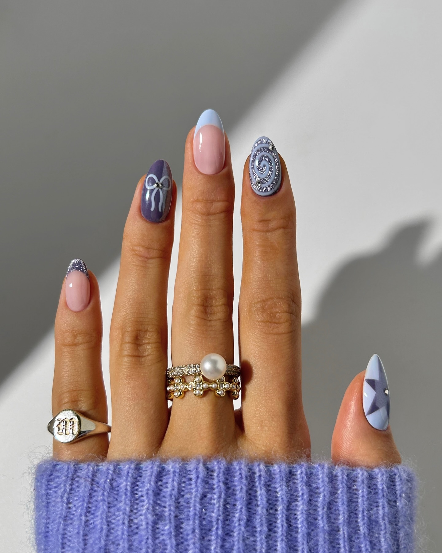 Winter Acrylic Nail designs for 2024