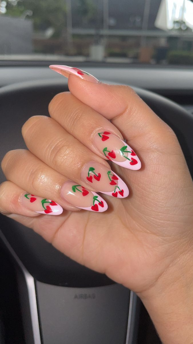 16 Cherry-Inspired Nail Designs - They’re Too Cute to Ignore!