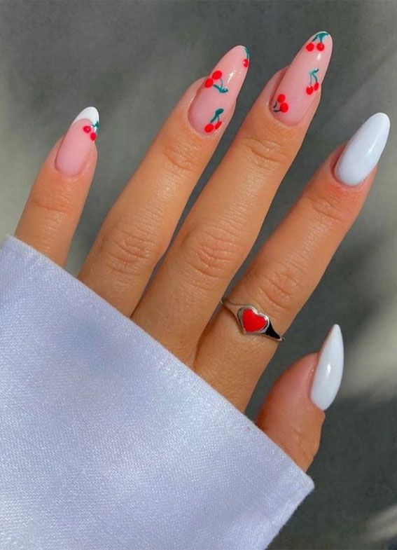 16 Cherry-Inspired Nail Designs - They’re Too Cute to Ignore!