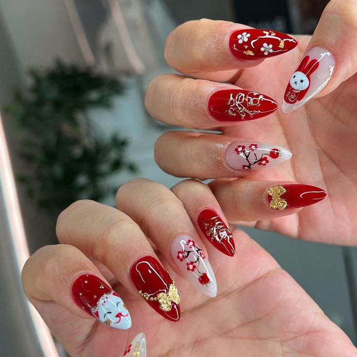 15 Stunning Lunar New Year Nail Designs for 2025