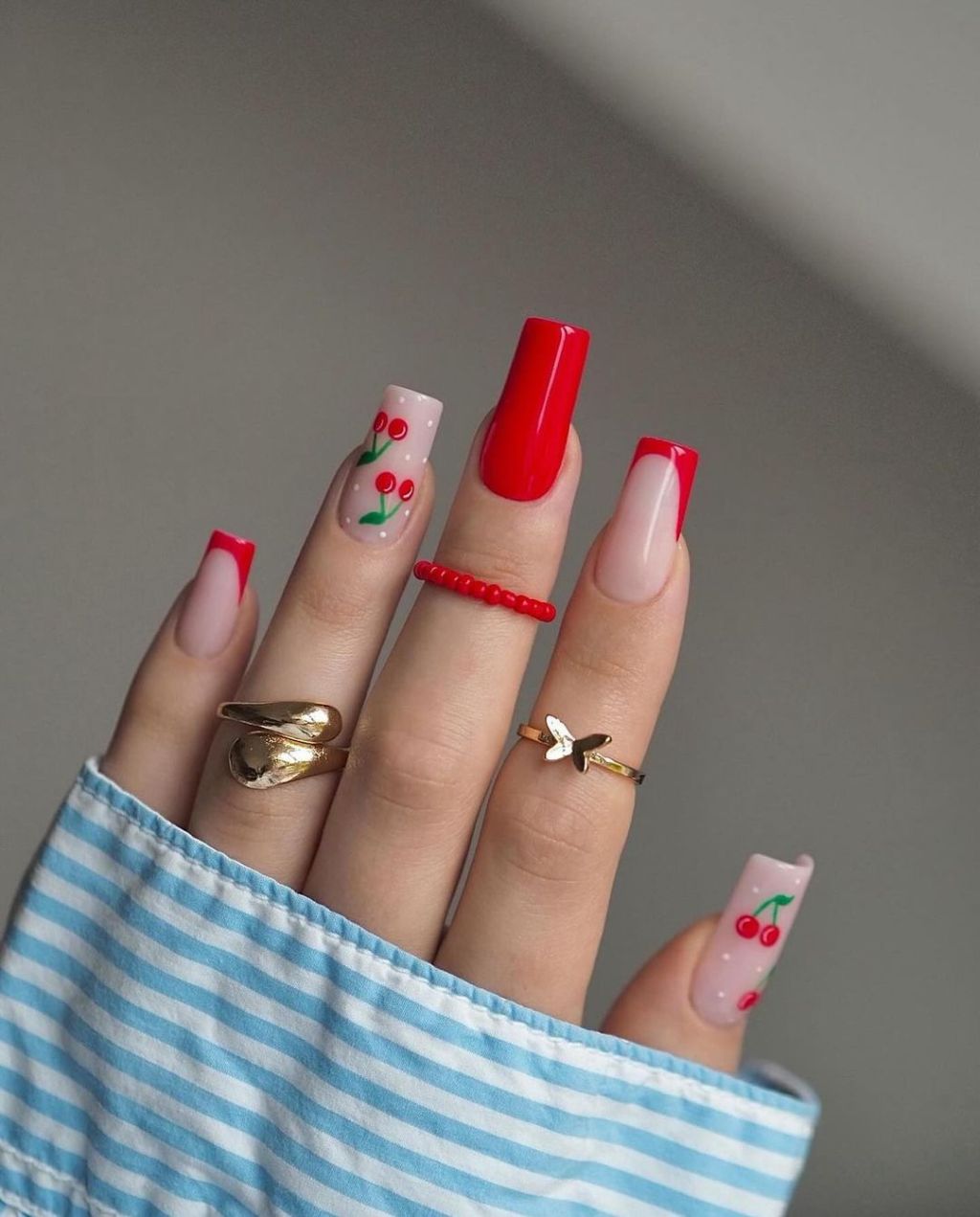 16 Cherry-Inspired Nail Designs - They’re Too Cute to Ignore!