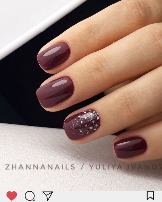 STOP Everything: Here are 15 Dark Winter Nail Designs You will LOVE