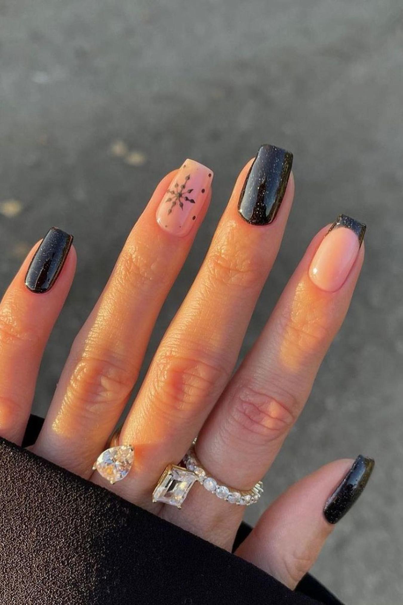 STOP Everything: Here are 15 Dark Winter Nail Designs You will LOVE