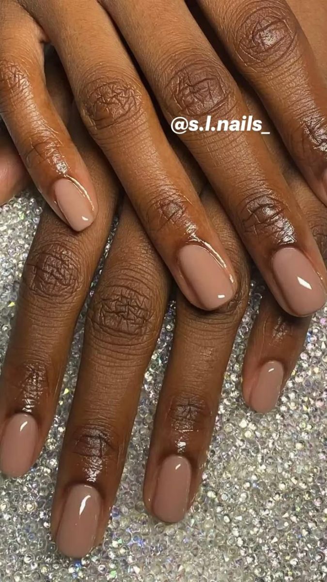 18 Stunning Nude Nail Designs for Black Women