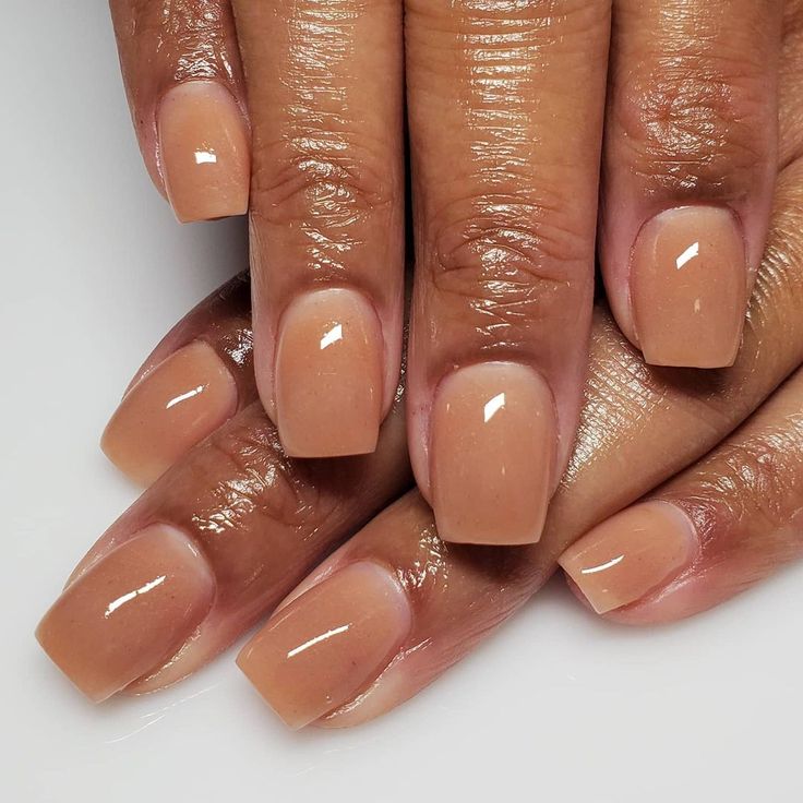 18 Stunning Nude Nail Designs for Black Women