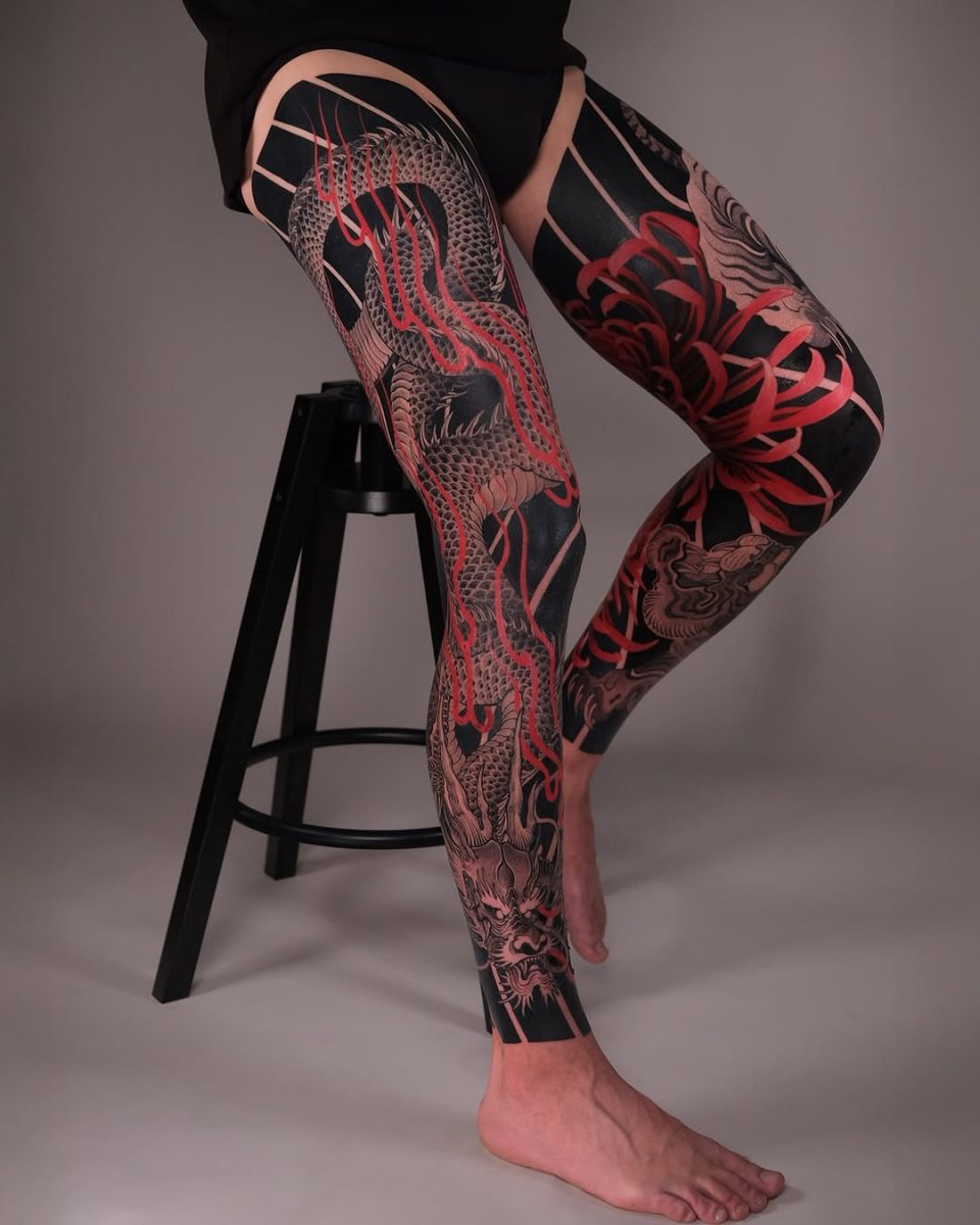 21 Stunning Red Tattoo Art Designs