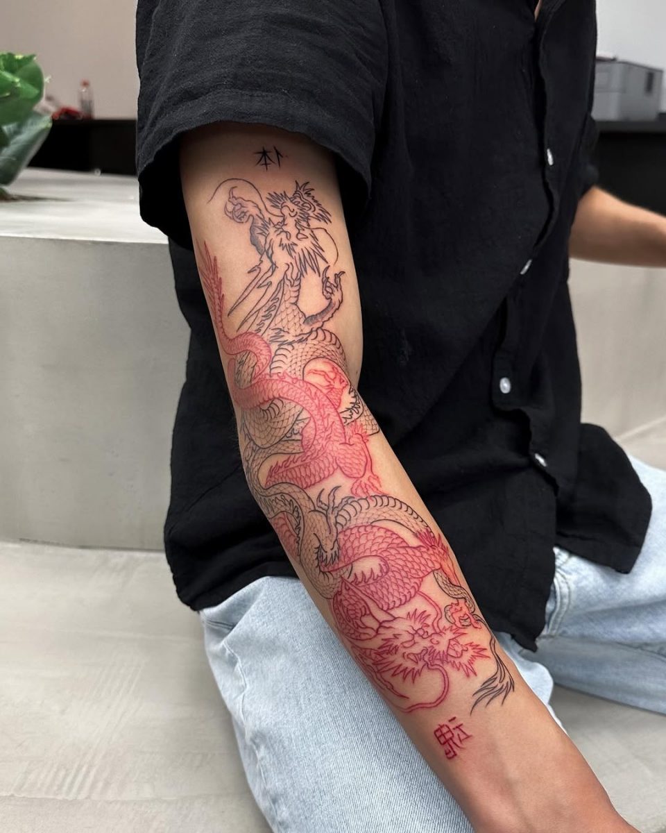 21 Stunning Red Tattoo Art Designs