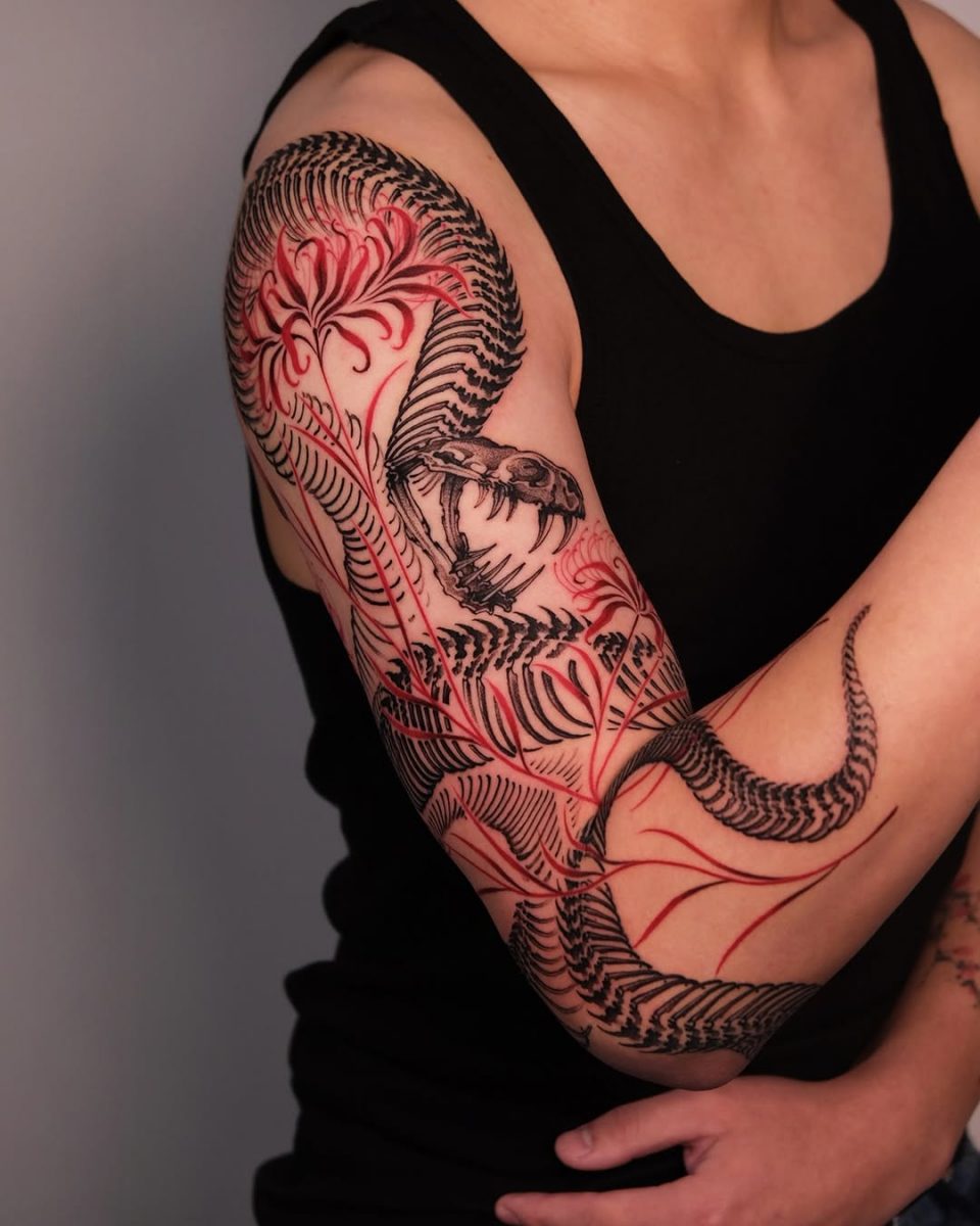 21 Stunning Red Tattoo Art Designs