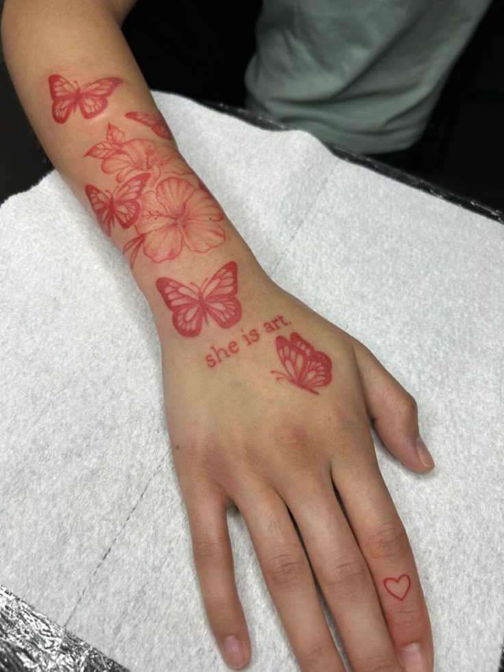 21 Stunning Red Tattoo Art Designs