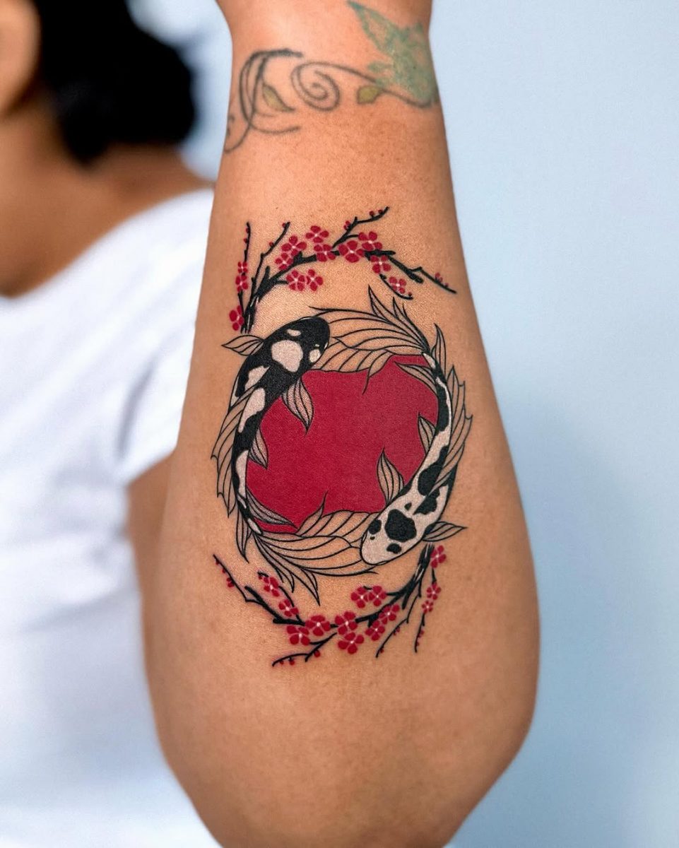 21 Stunning Red Tattoo Art Designs