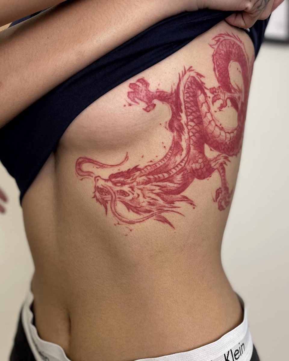 21 Stunning Red Tattoo Art Designs