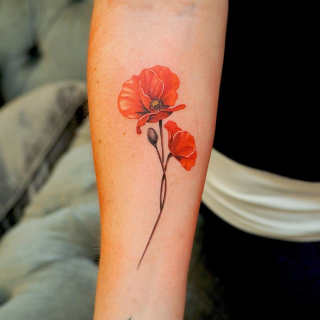 21 Stunning Red Tattoo Art Designs